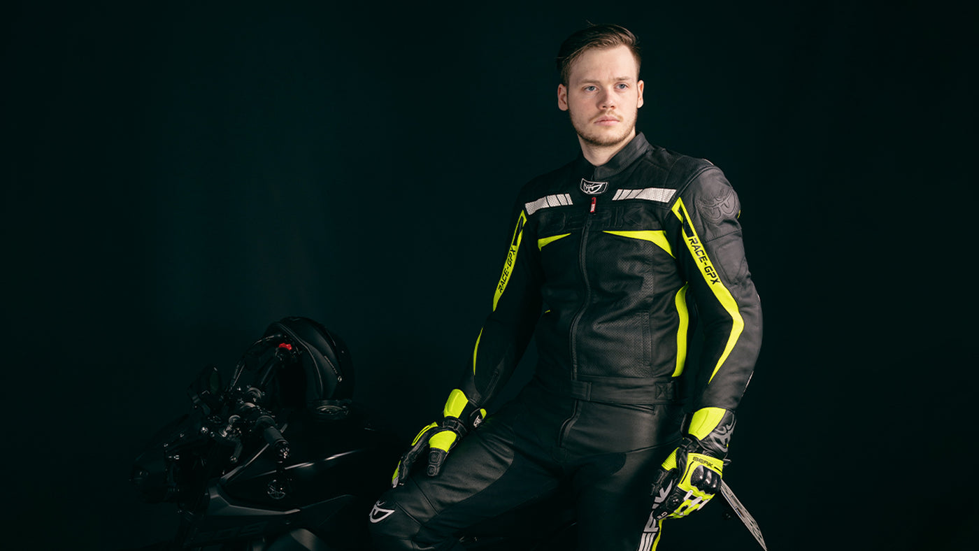 Berik Conquest Chaqueta de cuero moto