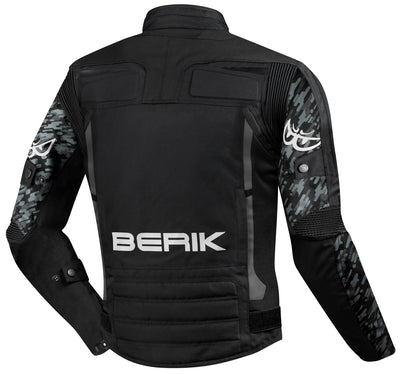 Berik Camo Street Chaqueta textil impermeable para motocicletas