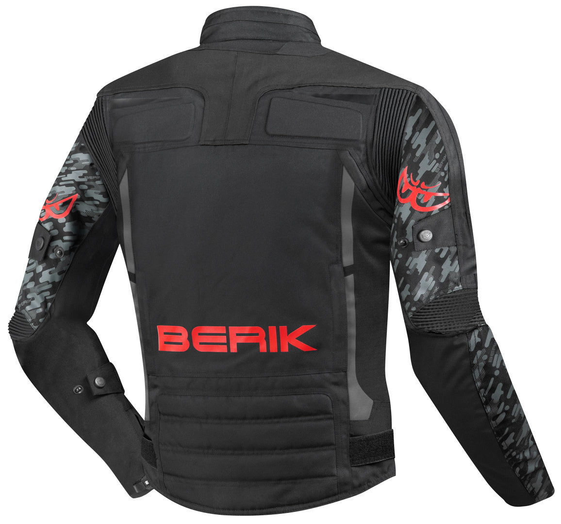 Berik Camo Street Chaqueta textil impermeable para motocicletas