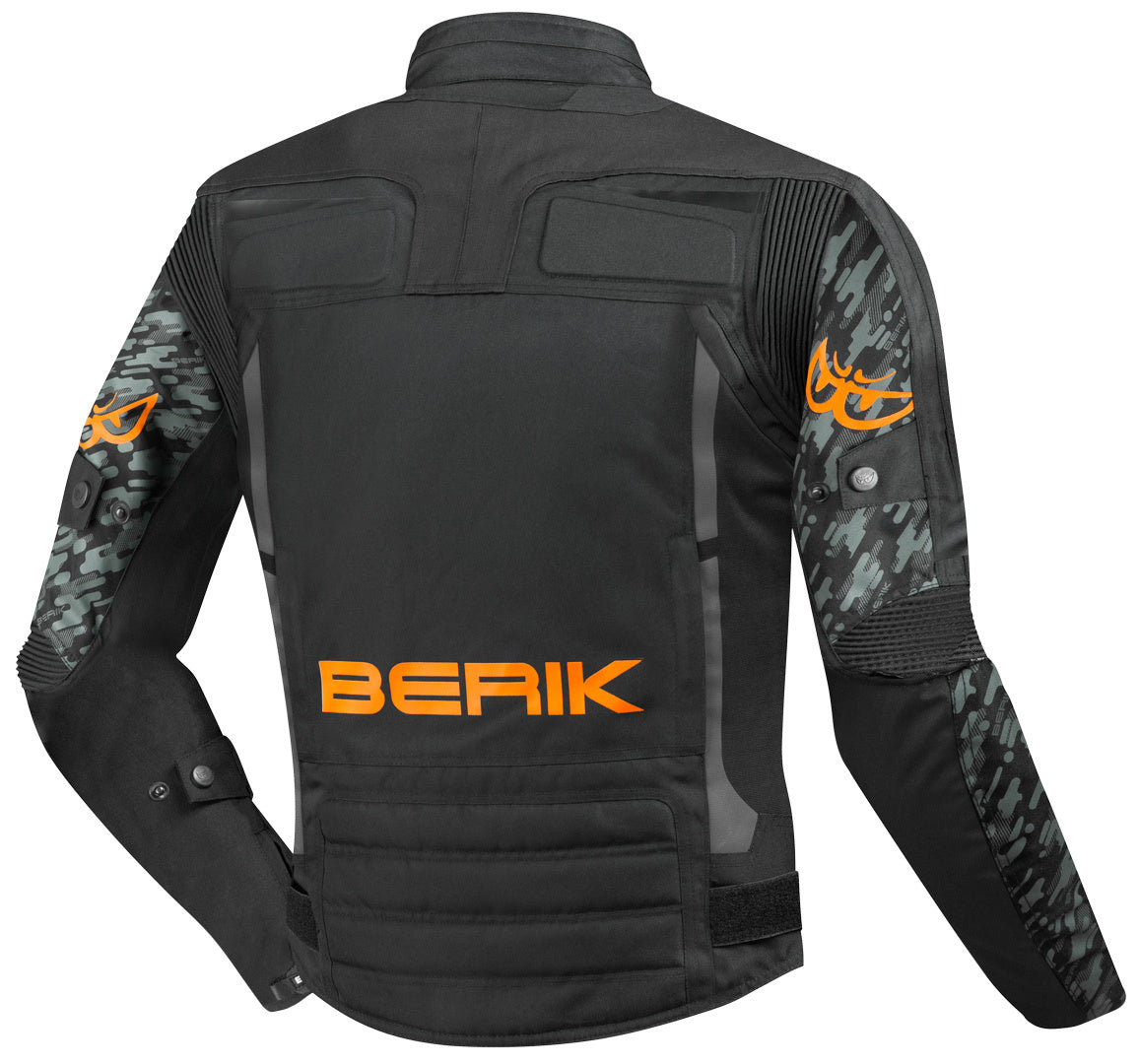 Berik Camo Street Chaqueta textil impermeable para motocicletas